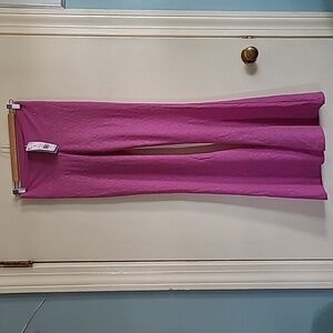 Women's Adidas Lace flares workout pants size small semi pulse lilac